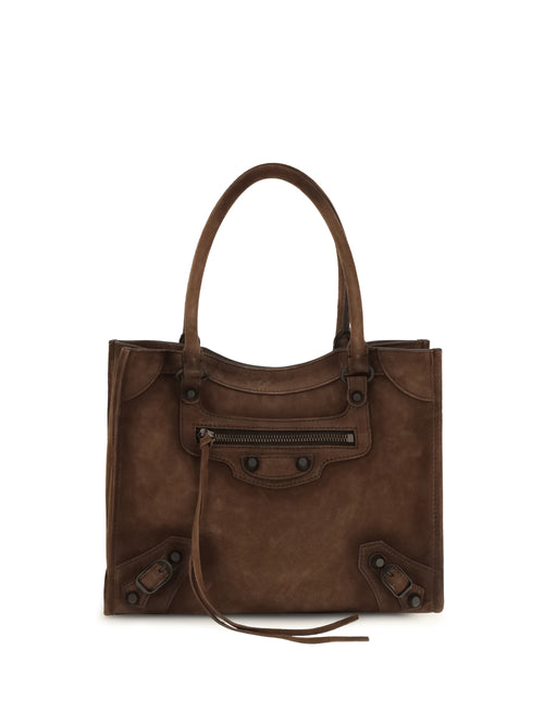 Balenciaga Le City Mini Tote Handbag - Light Espresso