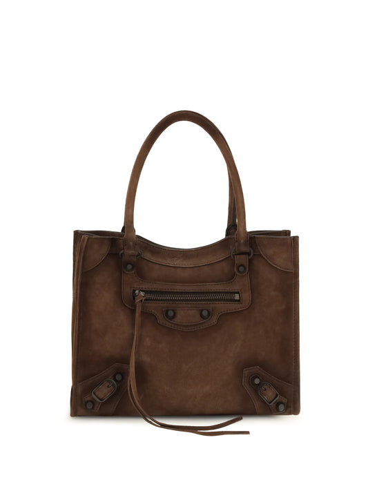 Balenciaga Le City Mini Tote Handbag - Light Espresso