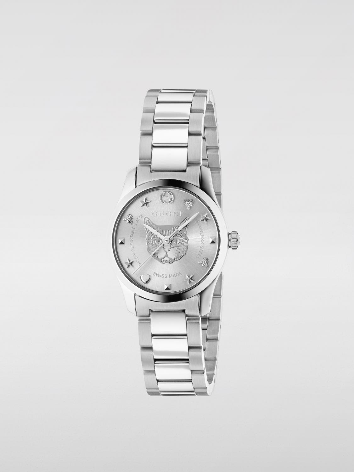 Gucci Watch Men Silver