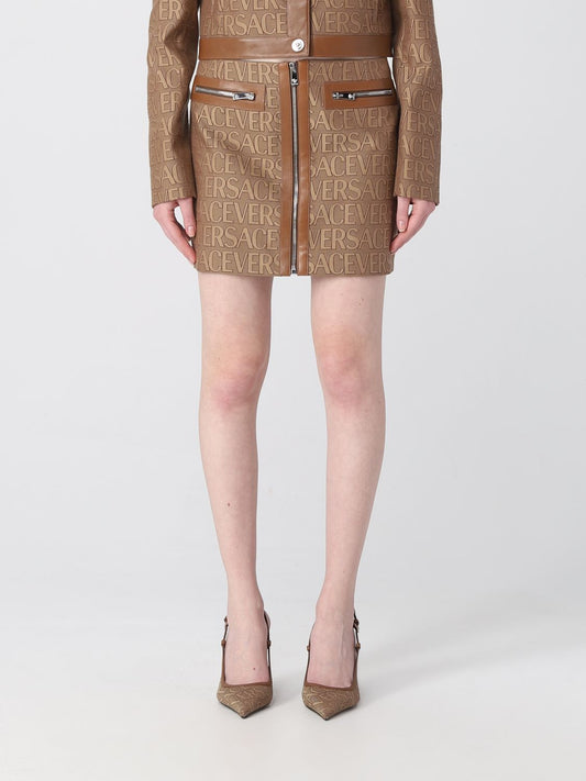 Versace Skirt Woman Beige