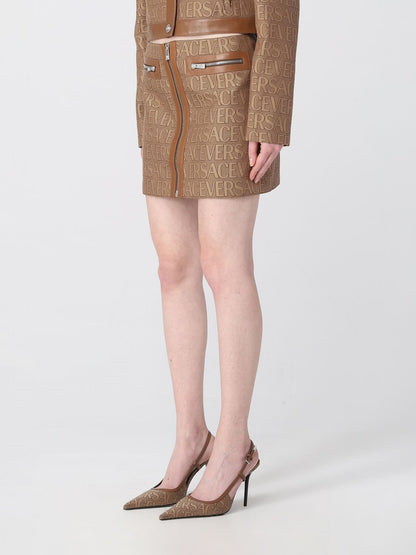 Versace Skirt Woman Beige