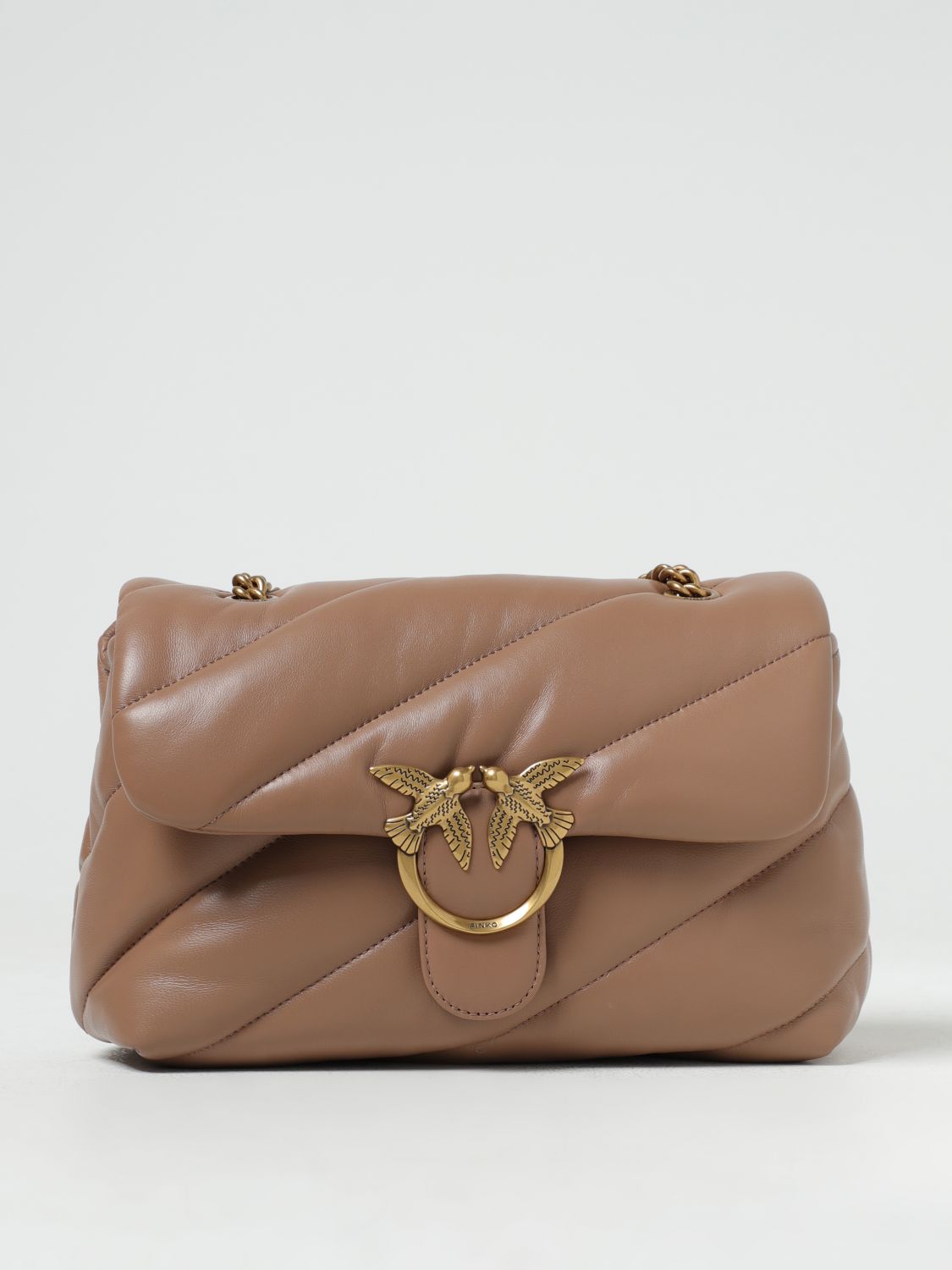 Pinko Shoulder Bag Woman Beige