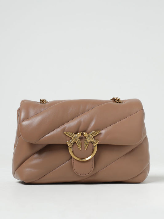 Pinko Shoulder Bag Woman Beige