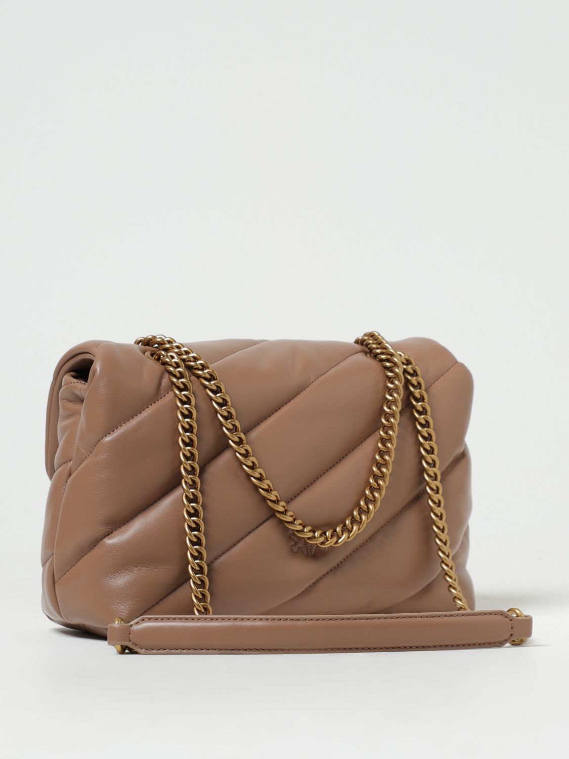 Pinko Shoulder Bag Woman Beige