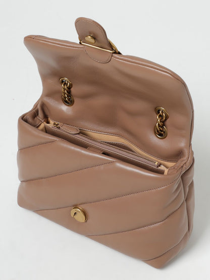 Pinko Shoulder Bag Woman Beige