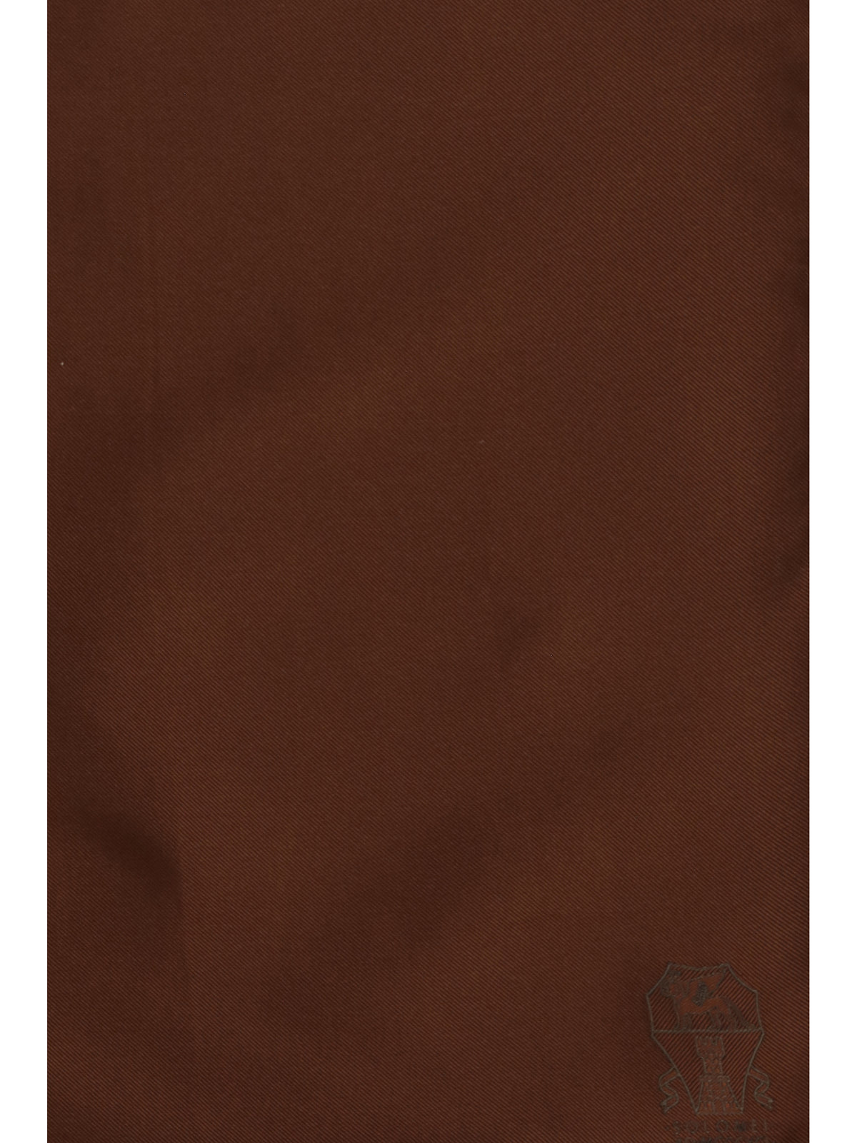 Brunello Cucinelli Printed logo silk Pocket Square - Mattone