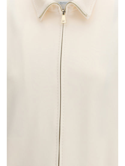 Max Mara Pure Mxppala Jacket in scuba jersey - Ivory