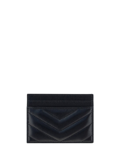 SAINT LAURENT Lambskin Card Holder