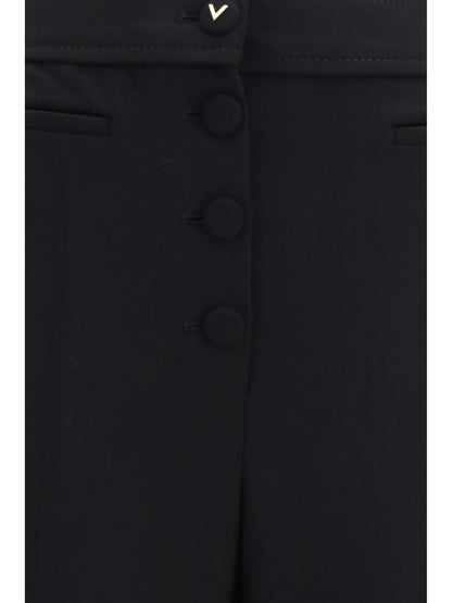 Valentino Wool flare Pants - Black