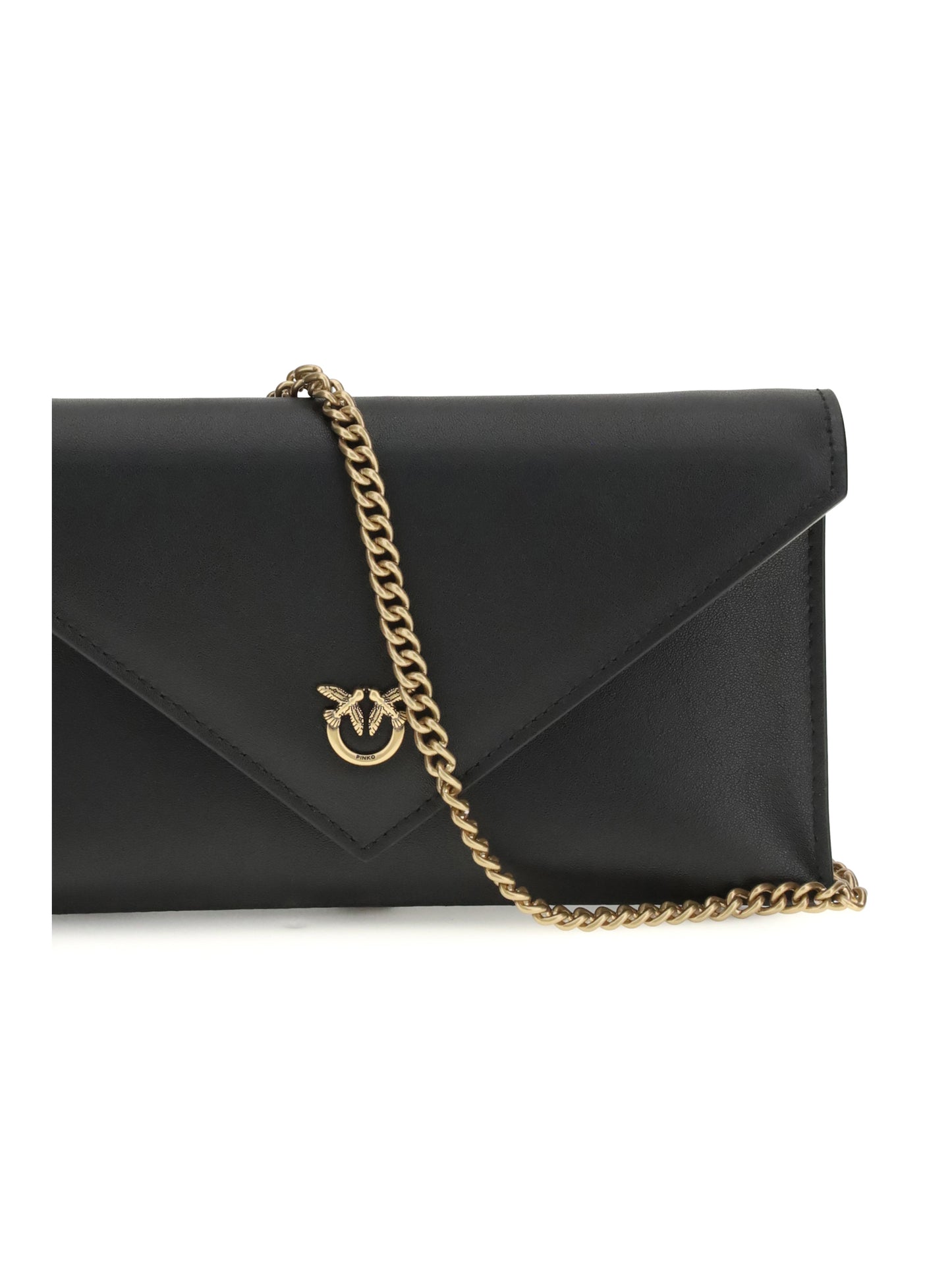 PINKO Love Birds Logo mini Clutch Bag