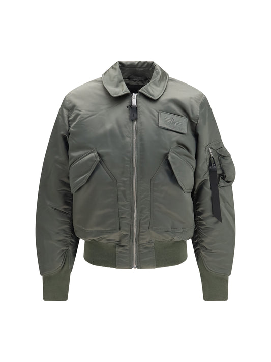 Alpha Industries CWU-45/P Base UV Bomber Jacket - Vintage Green