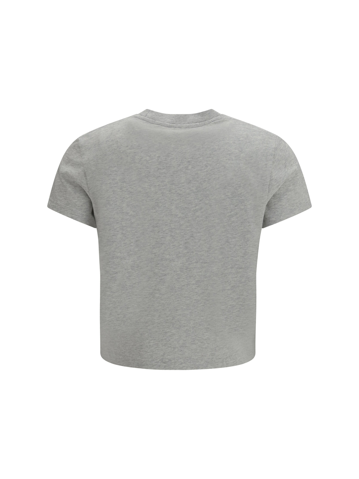 Alexander Wang Short-sleeve T-shirt with central logo print - Light Heather Grey