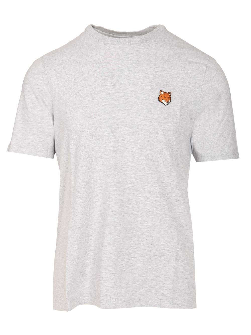 Maison Kitsuné "Fox Head" T-Shirt - Grey