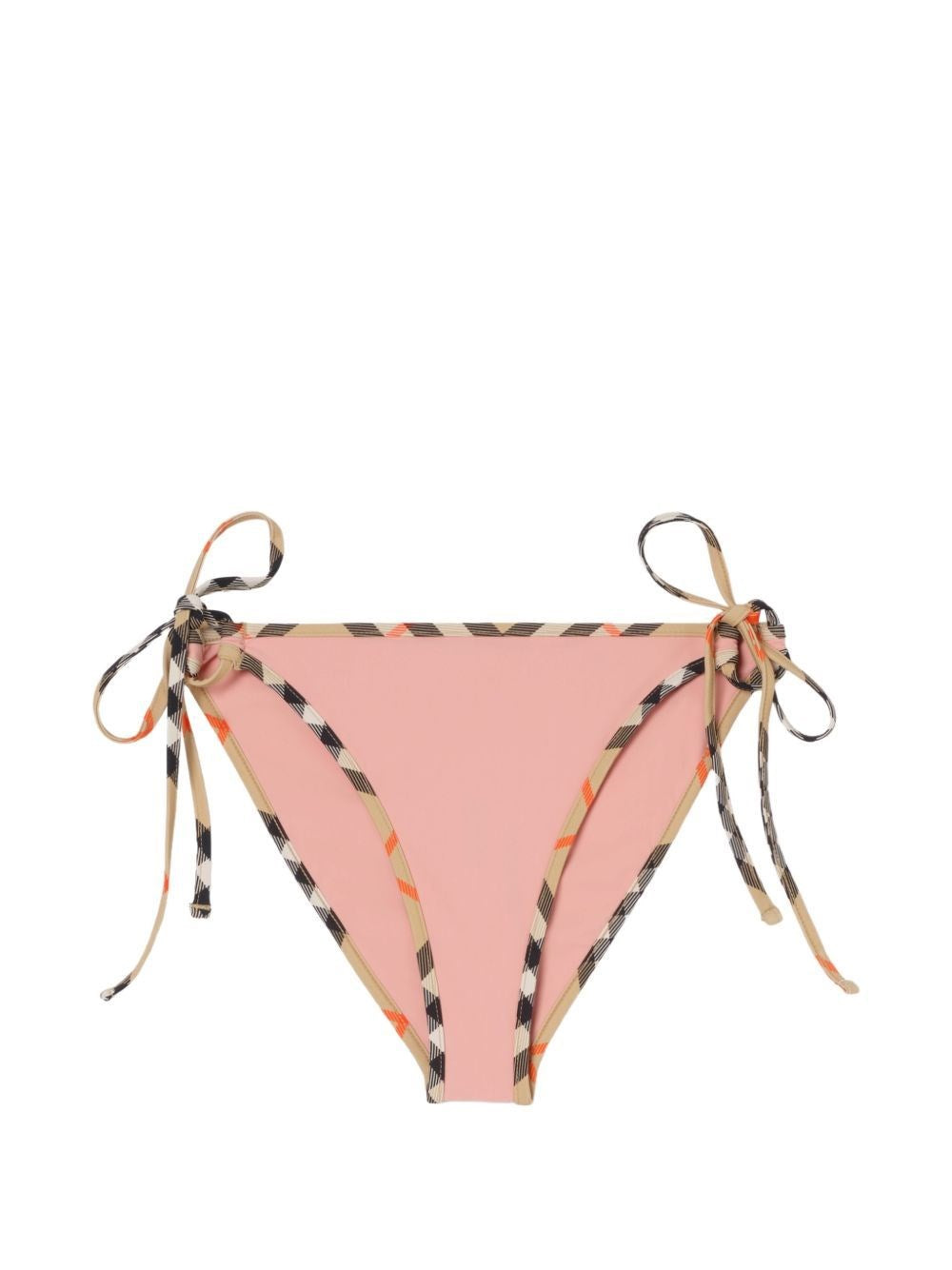 Burberry Checked Bikini Bottoms - Rose