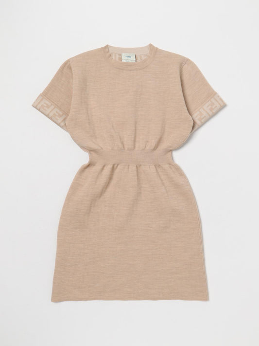 Fendi Dress Kids Brown