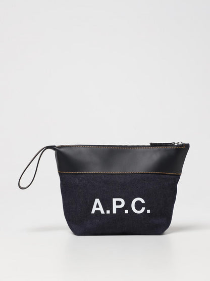 A.P.C. Cosmetic Case Men Blue