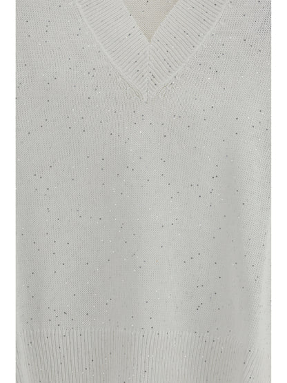 BRUNELLO CUCINELLI Sparkling linen T-shirt