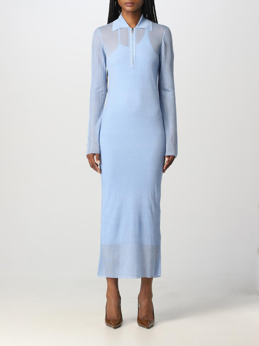 Fendi Dress Woman Sky Blue