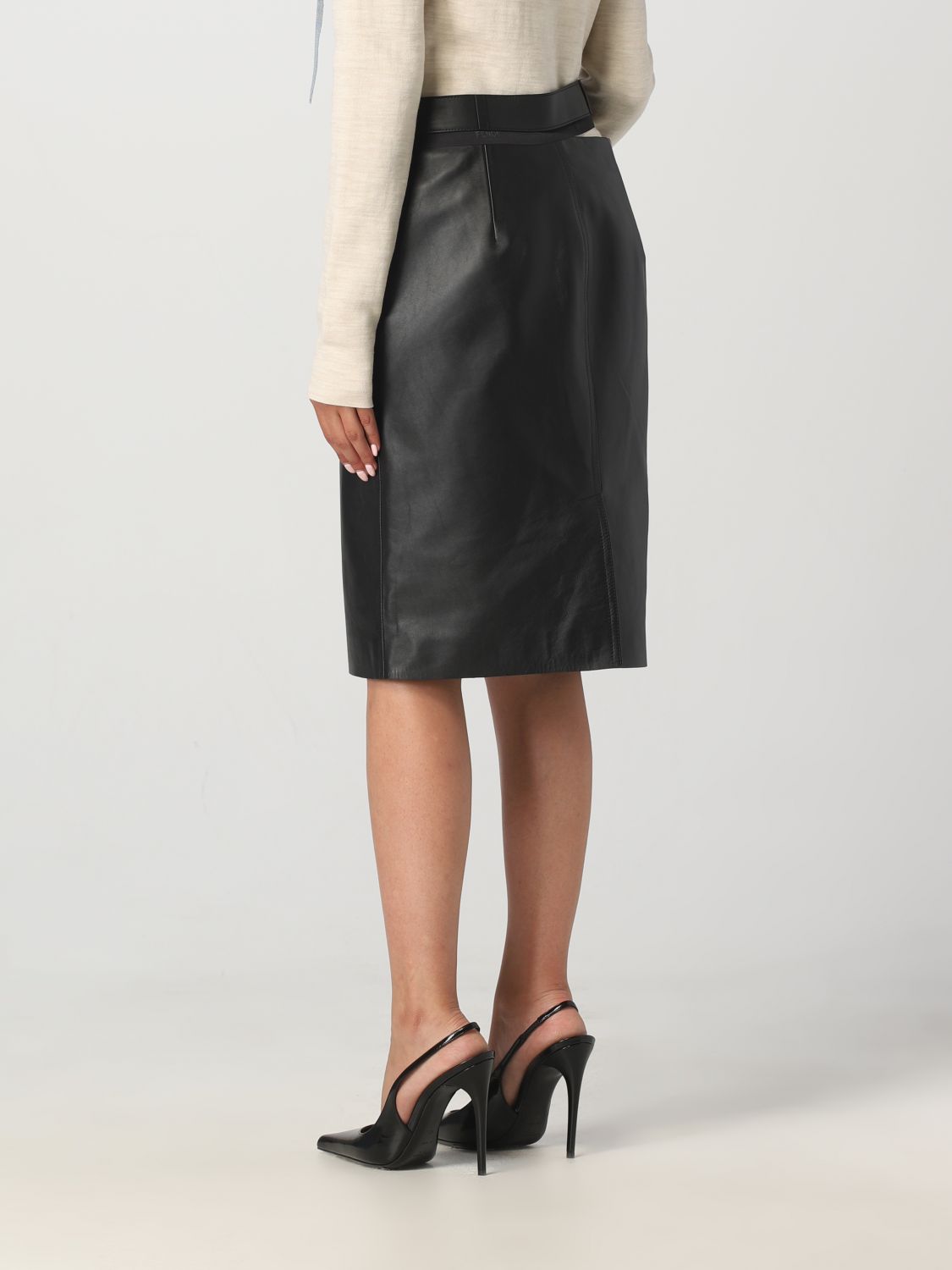 Fendi Skirt Woman Black