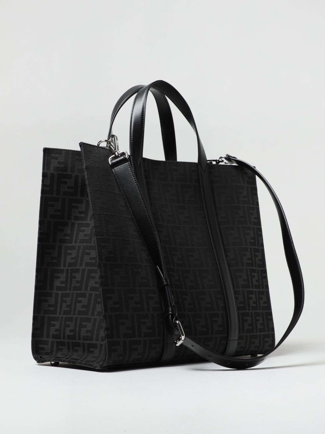 Fendi Shoulder Bag Men Grey