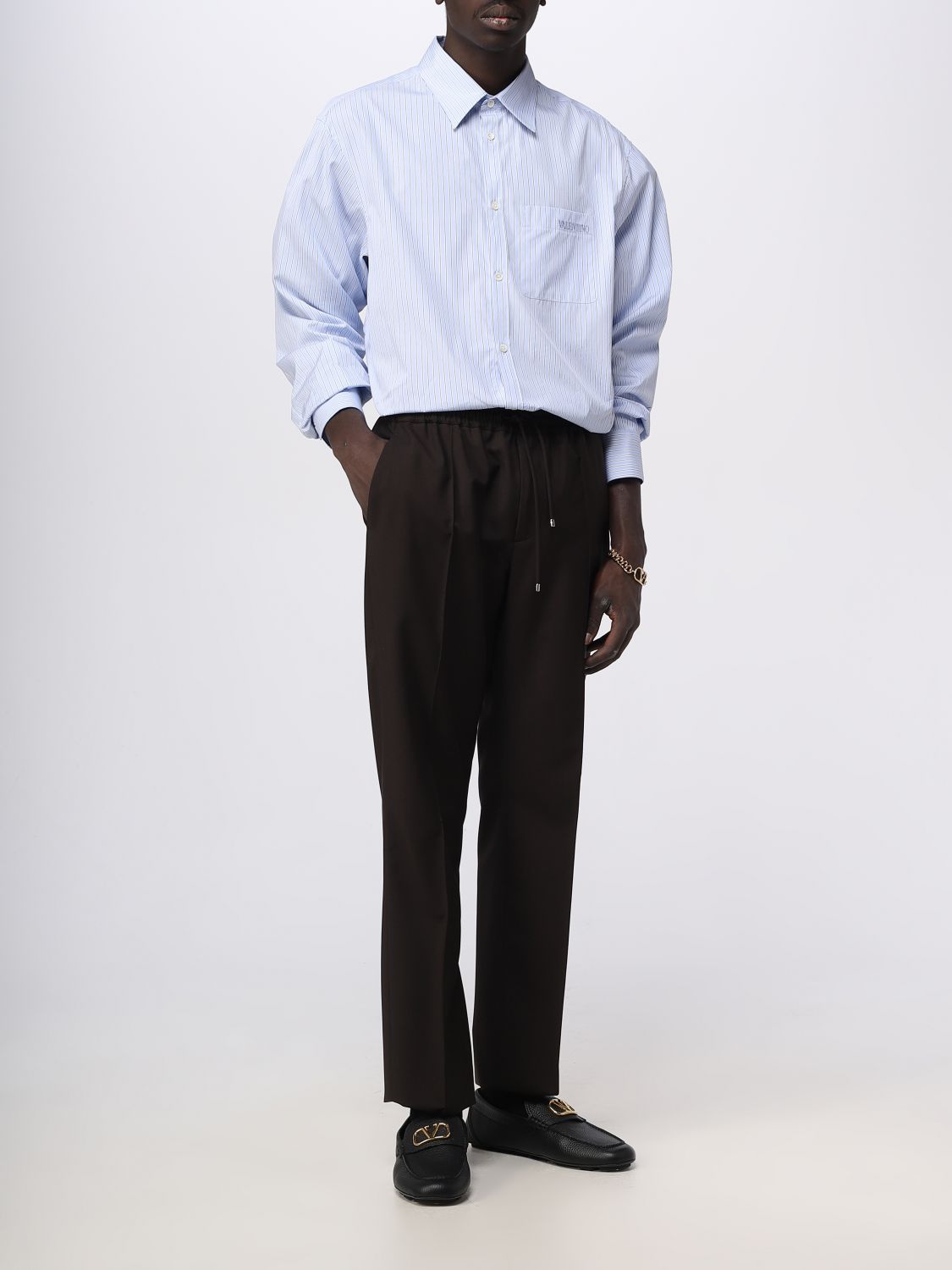 Valentino Pants Men Brown
