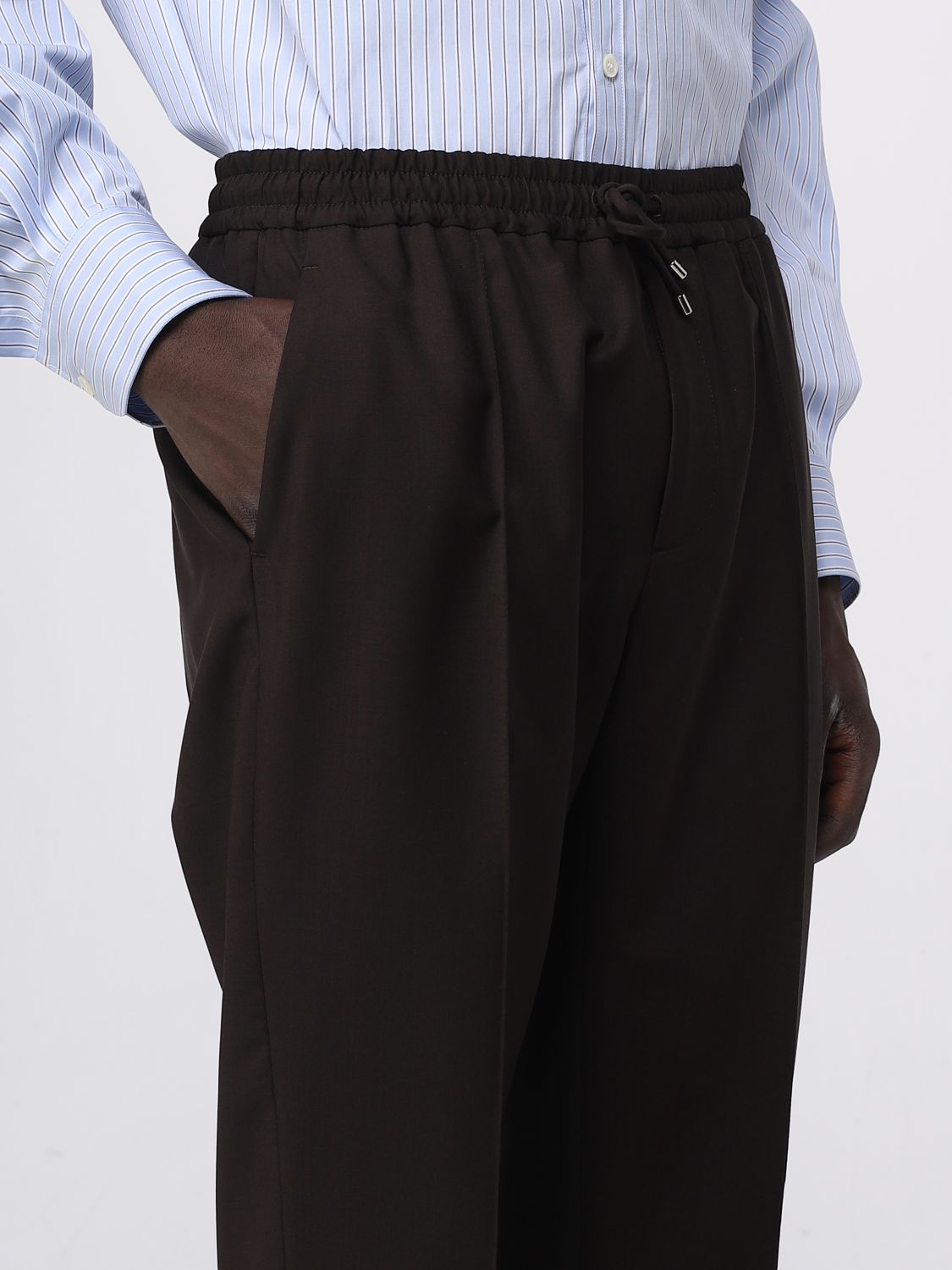Valentino Pants Men Brown