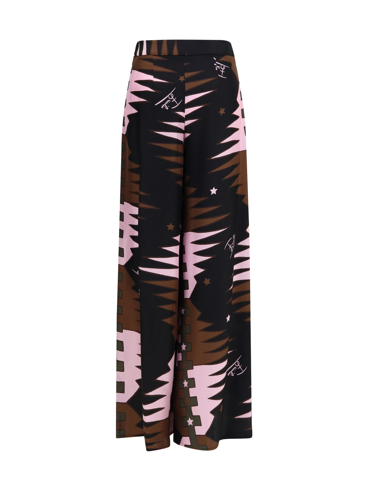 Pucci Silk Twill Pants - Khaki Pink