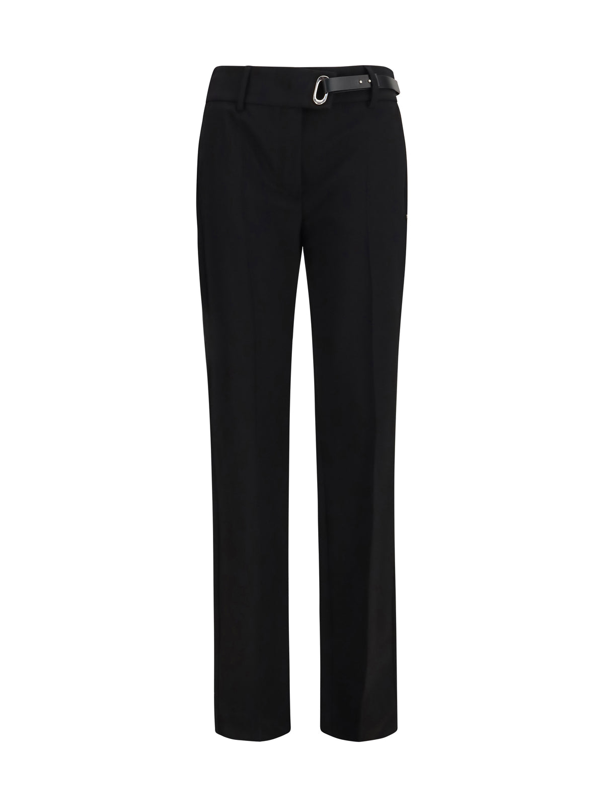 Max Mara Sportmax Rum cigarette pants with belt - Black