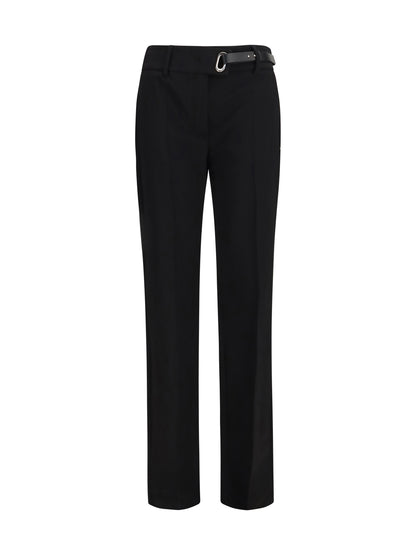 Max Mara Sportmax Rum cigarette pants with belt - Black