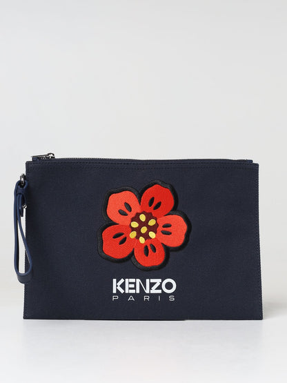Kenzo Briefcase Men Blue