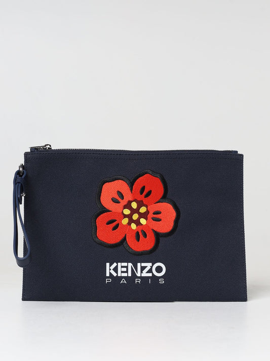 Kenzo Briefcase Men Blue