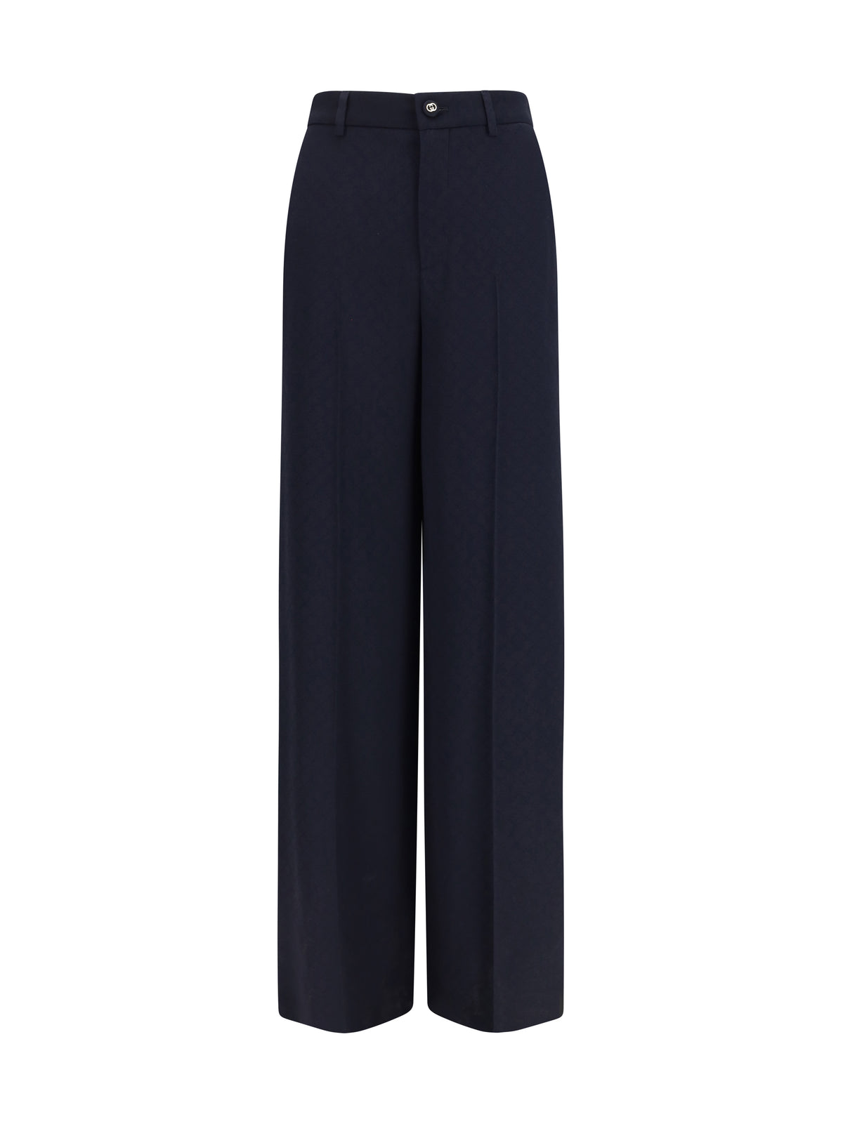 Gucci Diamond-jacquard Pants - Blue Japan