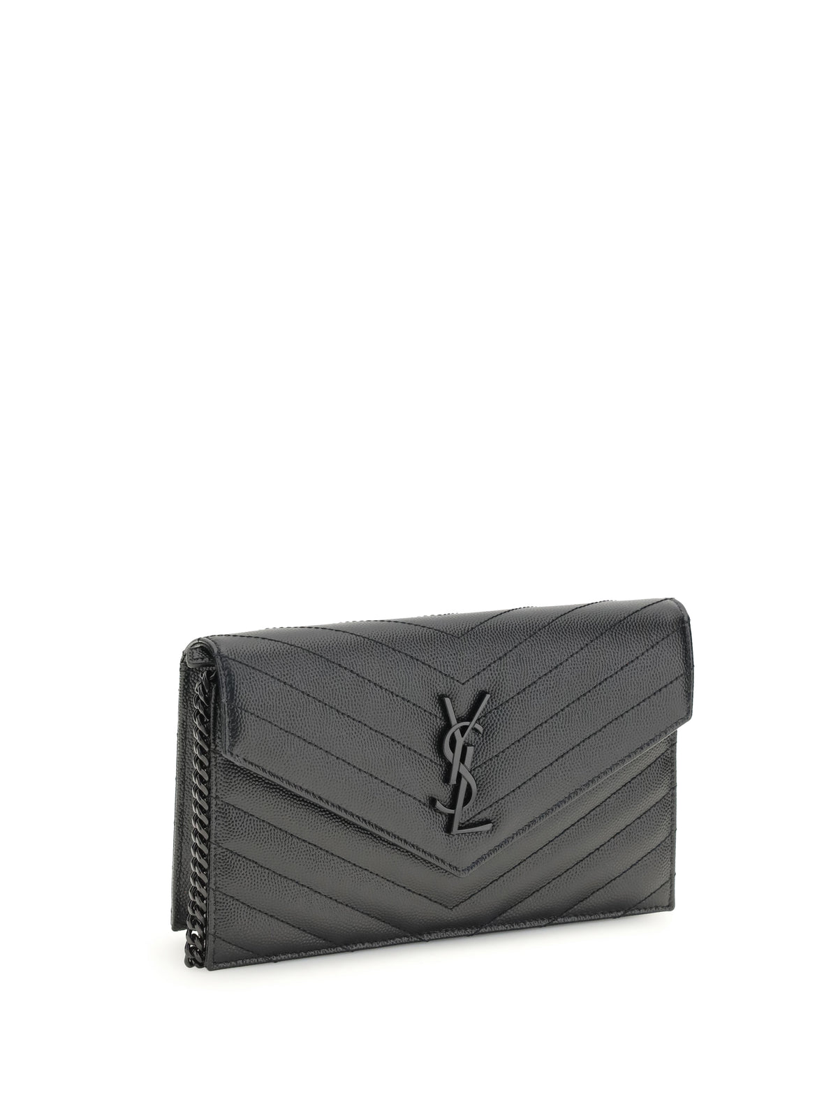 Saint Laurent Cassandre mini Shoulder Bag - Black