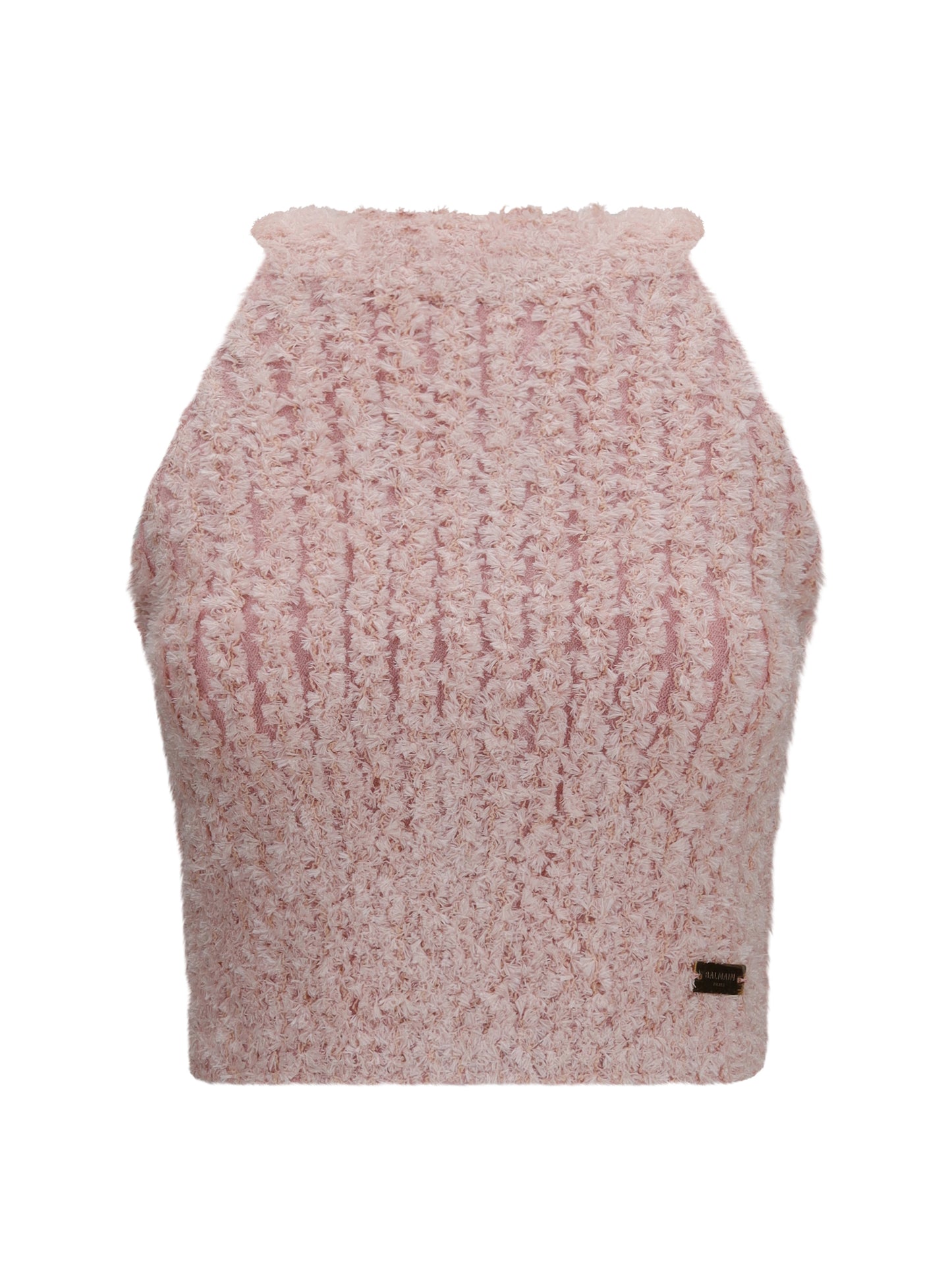 BALMAIN Sleeveless crew neck Top