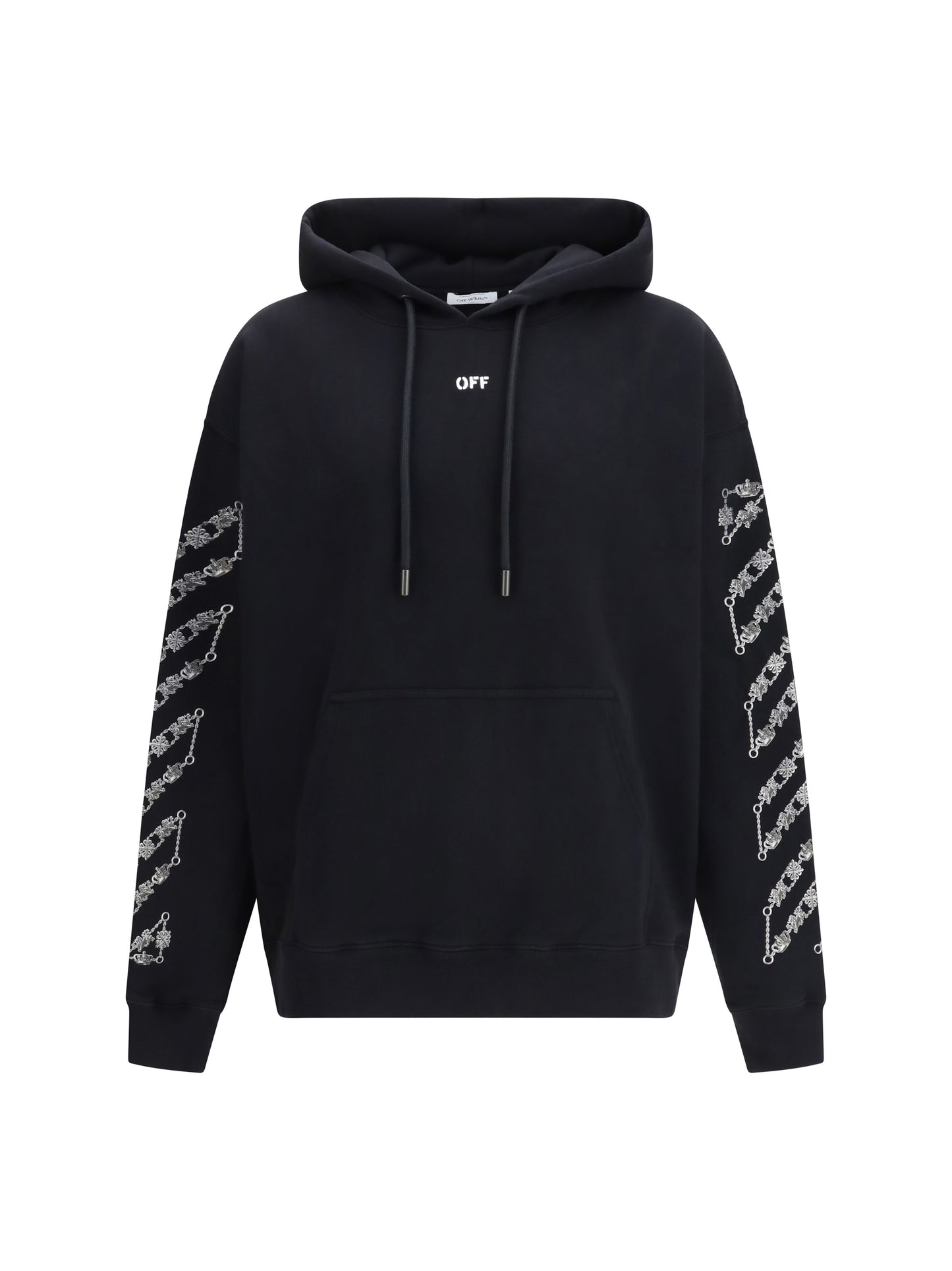OFF-WHITE Chain Araldic Arrow Skate Hoodie