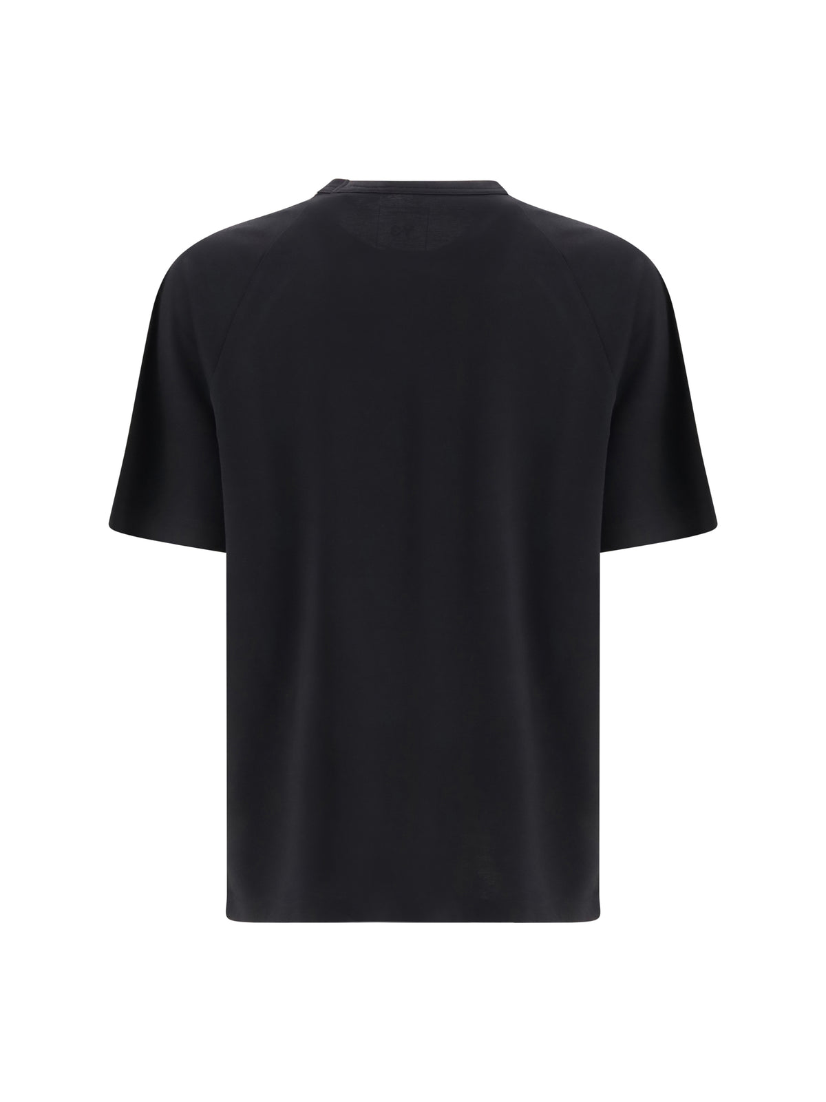 Y-3 Short-sleeve T-shirt with 3 Stripes - Black
