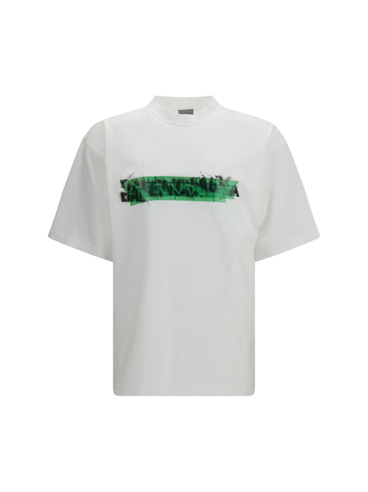 BALENCIAGA Messy Spray T-shirt in cotton