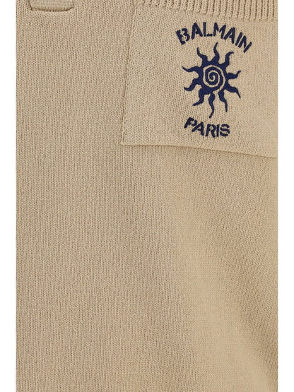 BALMAIN Cotton sun-logo Polo