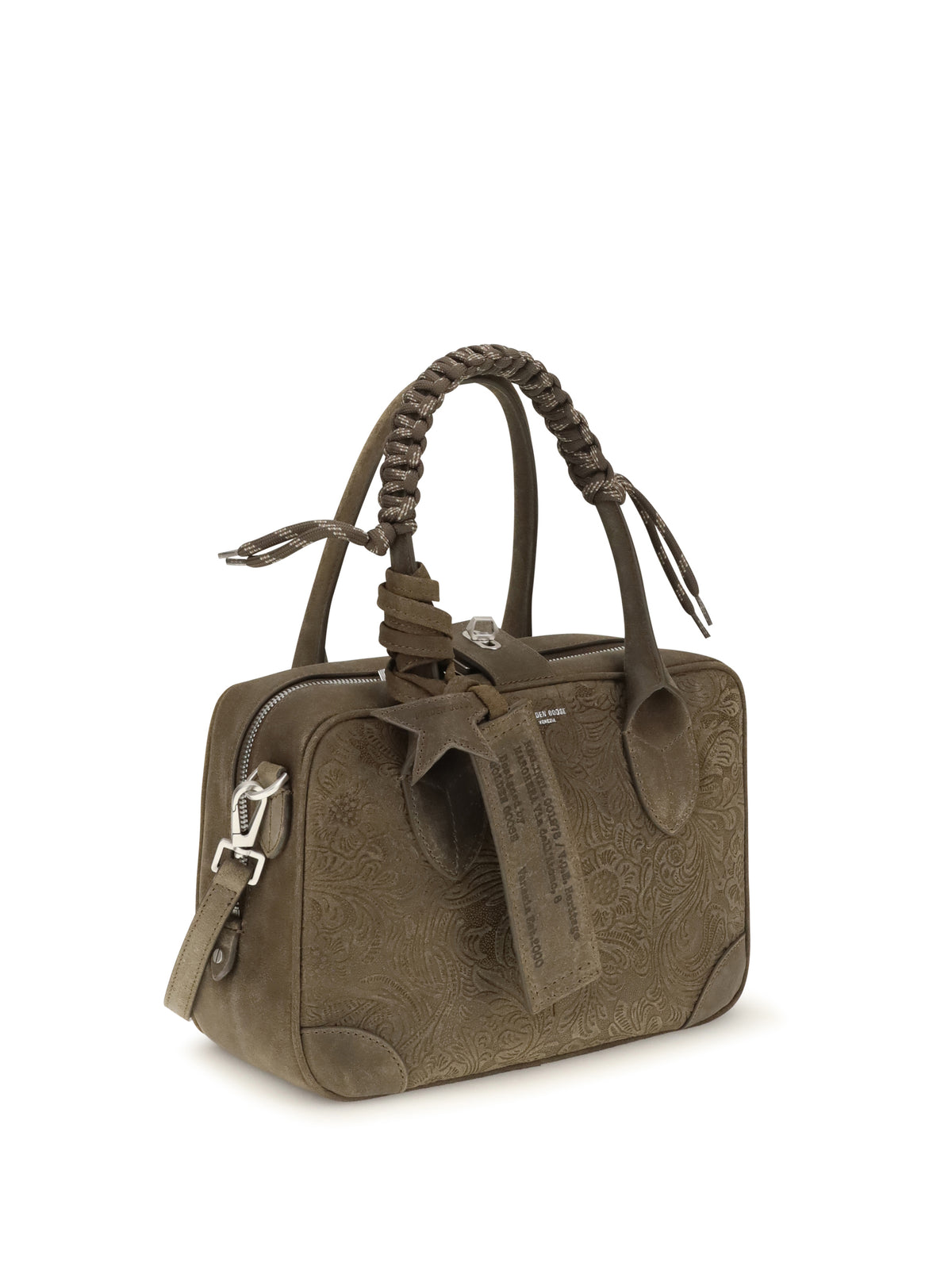 Golden Goose Vita leather Handbag - Military Green