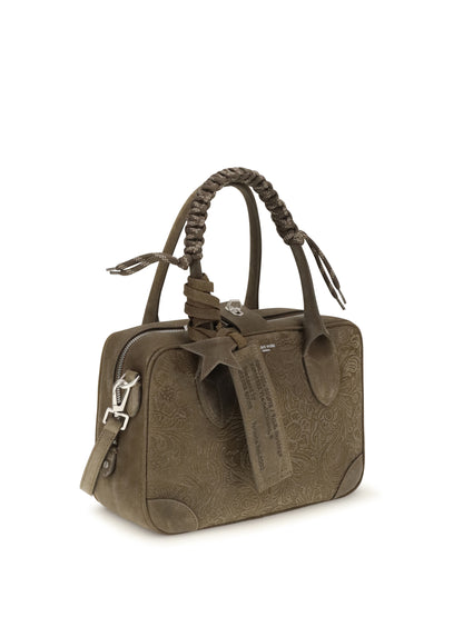 Golden Goose Vita leather Handbag - Military Green