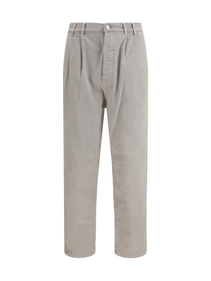 BRUNELLO CUCINELLI Stretch canvas Pants