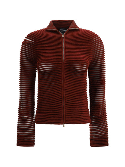 Giorgio Armani BLAZER JACKET - Burgundy/Fume