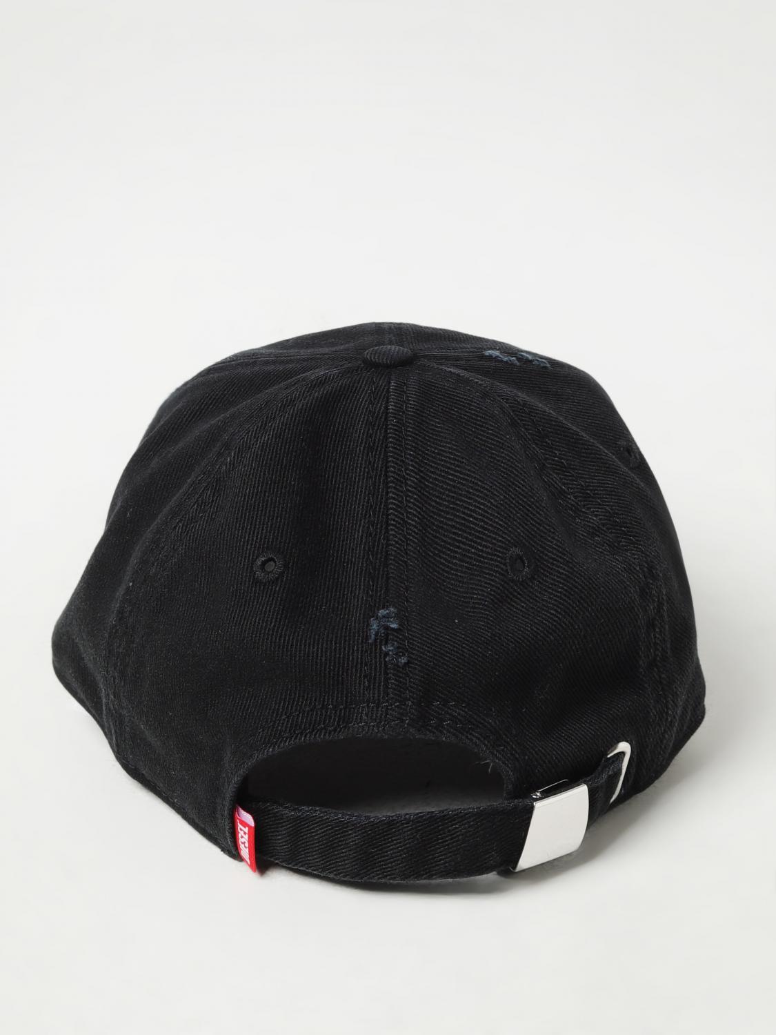 Diesel Hat Men Black