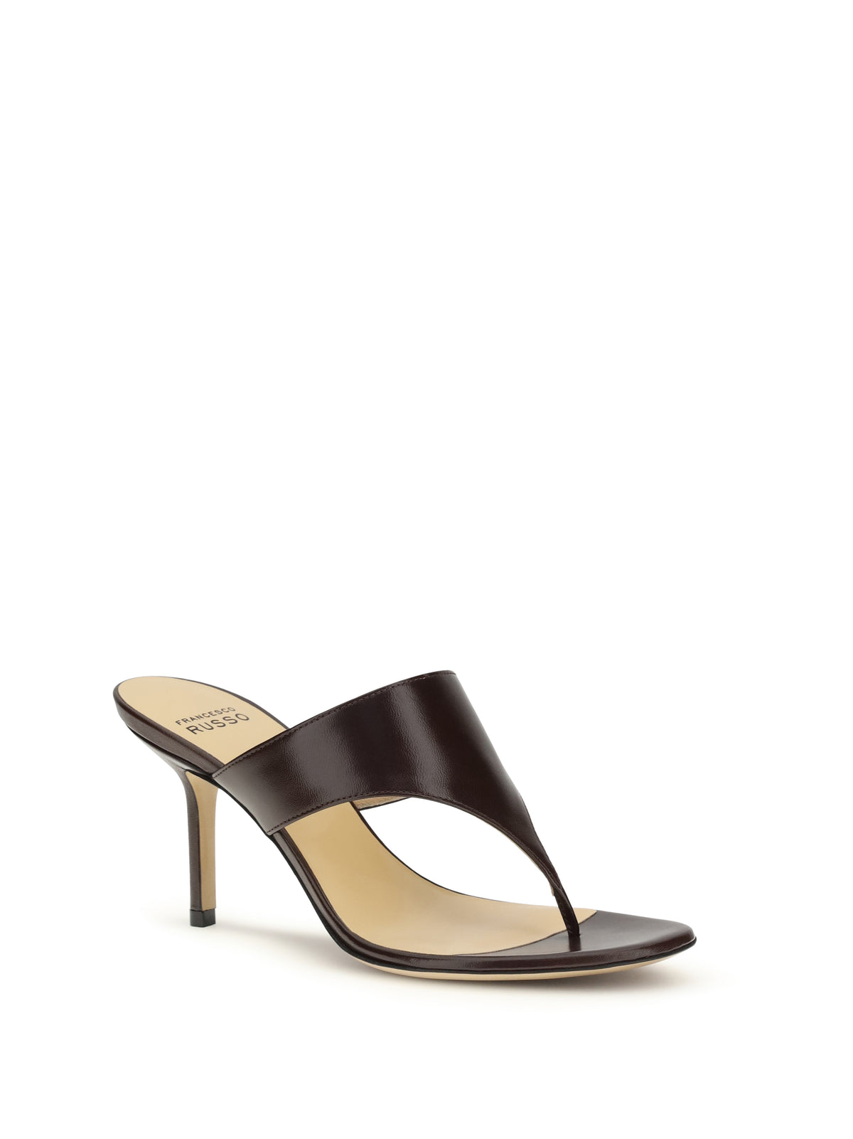 Francesco Russo Thong Sandals - Burgundy