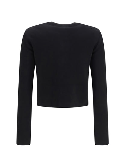 Balmain Round-neck viscose Cardigan - Noir