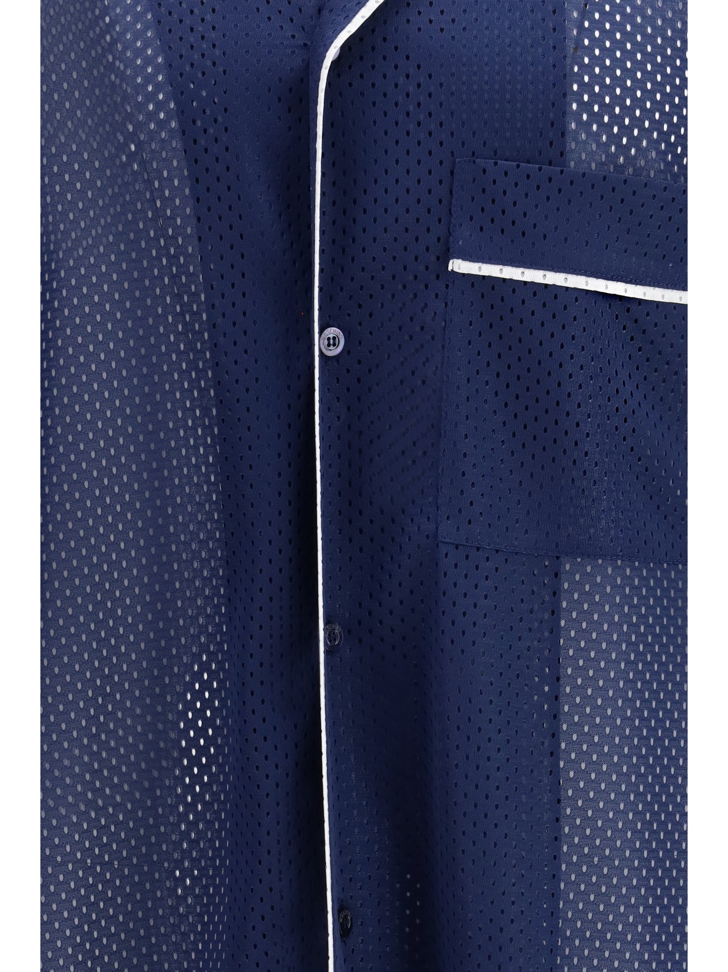 MOSCHINO Technical mesh Shirt with reversed 22 print