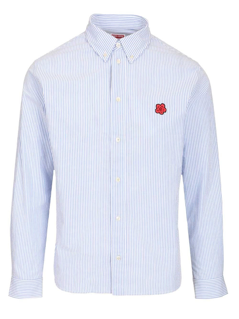 Kenzo Boke Flowers Shirt - Sky Blue