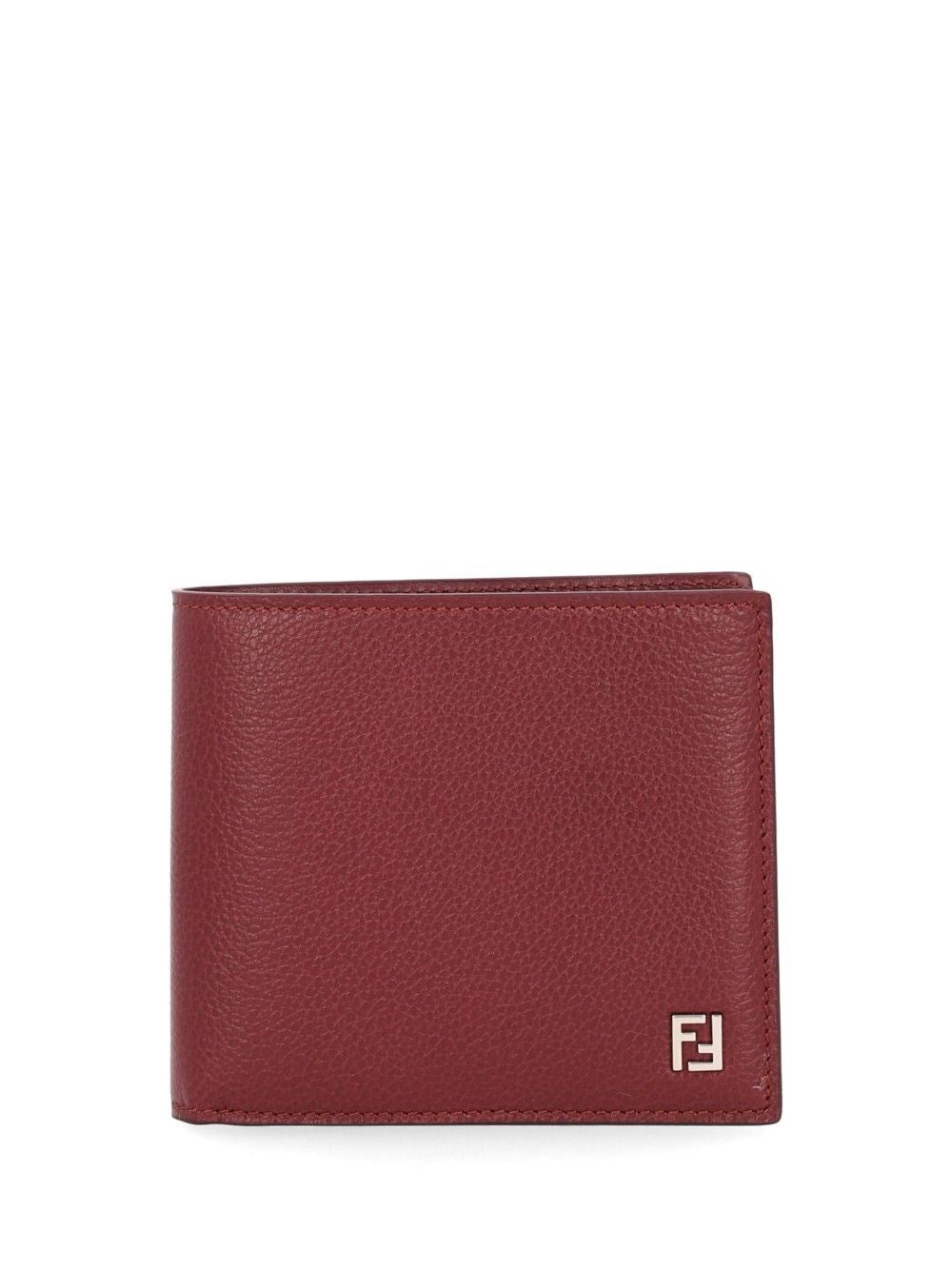 Fendi "Araya" Bifold Wallet - Bordeaux