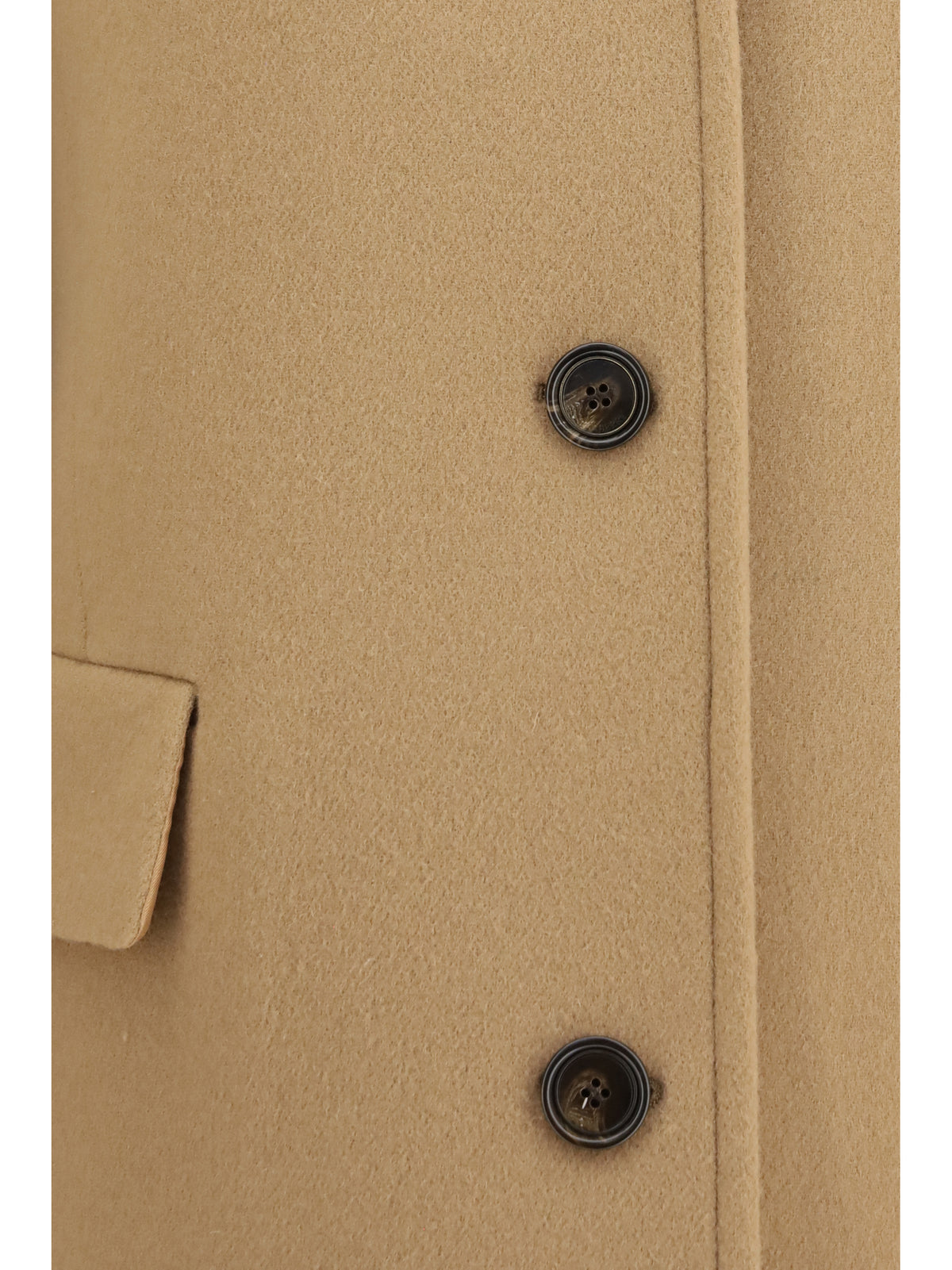 Burberry Gosford Wool and Cashmere Coat - Mid Camel