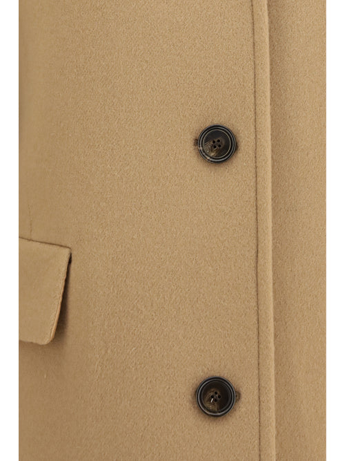 Burberry Gosford Wool and Cashmere Coat - Mid Camel